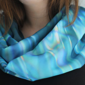 Liquid Cells Scarf (Silk)