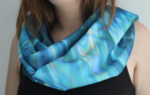 Liquid Cells Scarf (Silk)