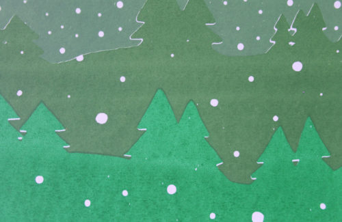 Christmas Snowy Fields Card - Image 2